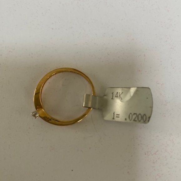 🌟🌸HOST PICK 🌟🌸 NWT 14K GOLD & GENUINE DIAMOND RING Set MSRP $2,595 - Picture 7 of 8